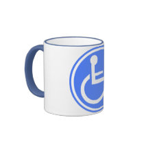 WHEELCHAIR PARKING ZONE COFFEE MUG