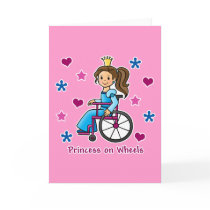 Wheelchair Princess Cards