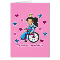 Wheelchair Princess Cards