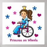 Wheelchair Princess posters