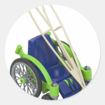 WheelchairCrutches013110 Sticker