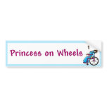 WheelchairPrincessBumper bumper stickers