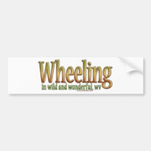 Wheeling. West Virginia Bumper Stickers