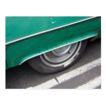 wheels post card