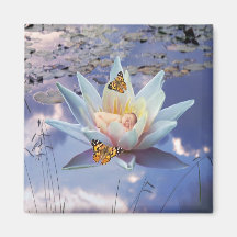 When a little baby goes to sleep refrigerator magnet