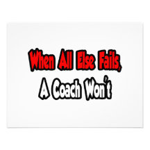 When All Else Fails, A Coach Won't Custom Invites