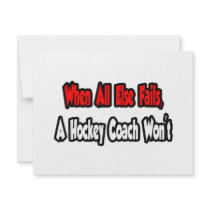 When All Else Fails, A Hockey Coach Won't