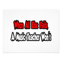 When All Else Fails, A Music Teacher Won't Personalized Invites