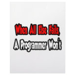When All Else Fails, A Programmer Won't Letterhead