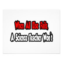 When All Else Fails, A Science Teacher Won't Custom Announcements