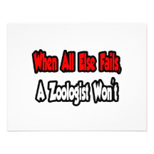 When All Else Fails, A Zoologist Won't Invites