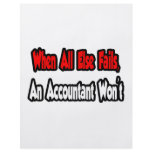 When All Else Fails, An Accountant Won't flyers