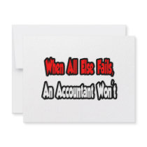 When All Else Fails, An Accountant Won't