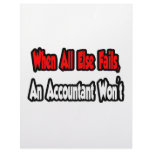When All Else Fails, An Accountant Won't letterhead