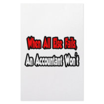 When All Else Fails, An Accountant Won't
