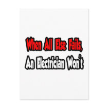 When All Else Fails, An Electrician Won't