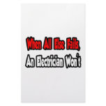 When All Else Fails, An Electrician Won't stationery