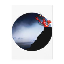 When crawfish whistle on the mountain post cards