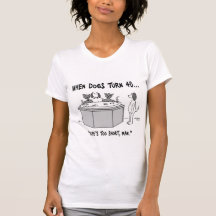 When Dogs Turn 40 Ladies Petite T-Shirt