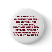 When Freedom Fails Pinback Buttons