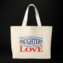When God Created Daughters bags