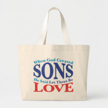 When God Created Sons Bags