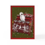 When Good Snowmen Go Bad Christmas Greeting Cards
