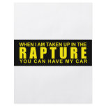 When I Am Taken Up In The Rapture... Full Color Flyer