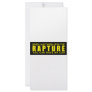 When I Am Taken Up In The Rapture... Custom Rack Card