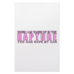 When I Am Taken Up In The Rapture... Stationery Paper