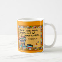 When I get a little money I buy books Mug