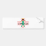 When I grow up, I want to be a Nurse Bumper Sticker