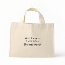 When I grow up I want to be a Theriogenologist Canvas Bags