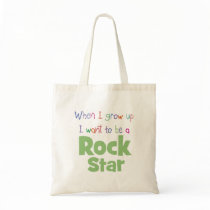 When I Grow Up Rock Star Tote Bags