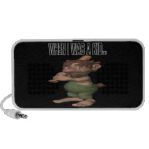 When I Was A Kid Notebook Speakers