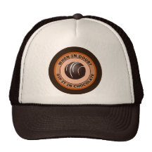 WHEN IN DOUBT DIP IT IN CHOCOLATE TRUCKER HAT