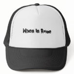 When In Rome cap Mesh Hats