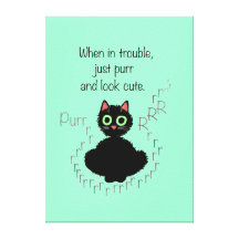 When in Trouble Canvas Print