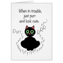 When in Trouble Card