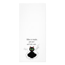 When in Trouble Personalized Rack Card