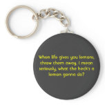 When life gives you lemons, key chains