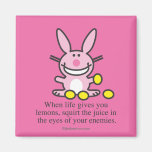 When Life Gives You Lemons Refrigerator Magnets