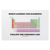 When Looking For Elements Follow The Periodic Law