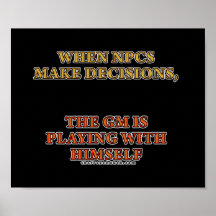 When NPCs Make Decisions Poster
