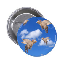 When Pigs Fly Buttons