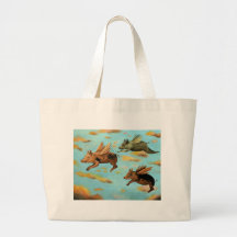 When Pigs Fly Canvas Bags