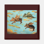 When Pigs Fly Fridge Magnets