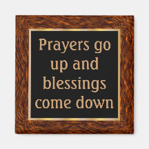 When prayers go up, blessings come down magnets
