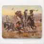 When Sioux and Blackfeet Met by Charles M. Russell Mouse Pad