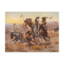 When Sioux and Blackfeet Met by Charles M. Russell Post Card